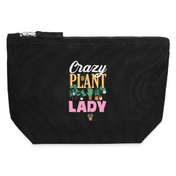 Garten- Und Pflanzenliebhaber Geschenke - Canvas Reißverschluss-Täschchen (12 x 13 cm) - Schwarz - Vorne
