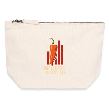 Hot Sauce Maker Fermented Chili Spicy - Canvas Zip Pouch 12 x 13 cm - nature - Front