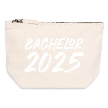 Bachelor 2026 - Canvas Reißverschluss-Täschchen (12 x 13 cm) - Naturweiß - Vorne