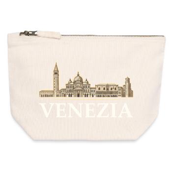 Venezia Feeling - Canvas Zip Pouch 12 x 13 cm - nature - Front