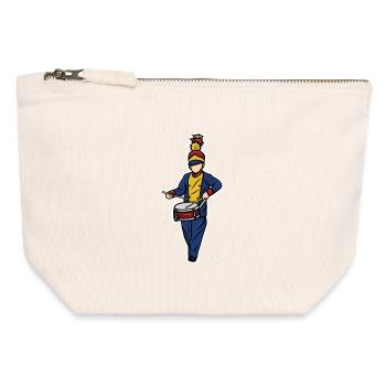 Drummer Boy - Canvas Zip Pouch 12 x 13 cm - nature - Front
