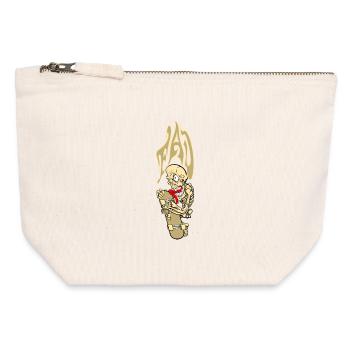 Famous after death - Canvas Zip Pouch 12 x 13 cm - nature - Front