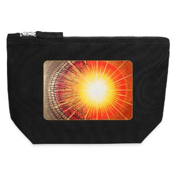 Dissolution de la Porte des étoiles de l’ancienne matrice Sonja Ariel - Pochette zippée en toile 12 x 13 cm - noir - Devant