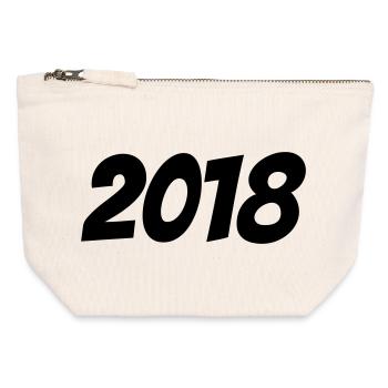 2018 - Canvas Zip Pouch 12 x 13 cm - nature - Front
