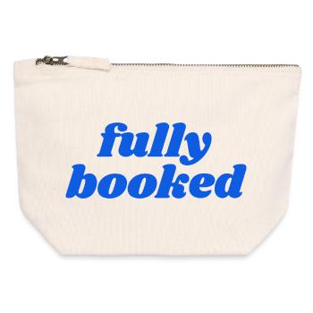 Complet - Pochette zippée en toile 12 x 13 cm - blanc naturel - Devant