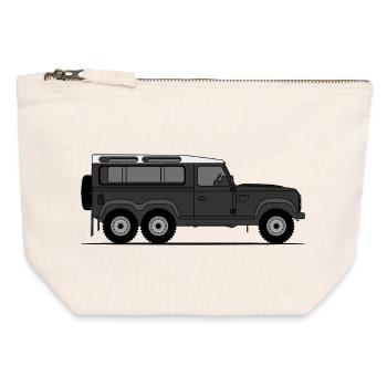 Defender 6x6 Black - Canvas Zip Pouch 12 x 13 cm - nature - Front