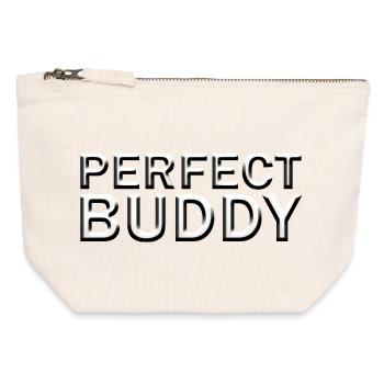 Perfect Buddy - Canvas Zip Pouch 12 x 13 cm - nature - Front
