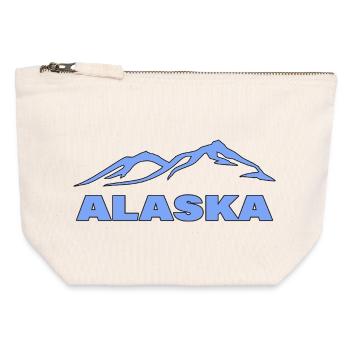 Alaska - Canvas Zip Pouch 12 x 13 cm - nature - Front