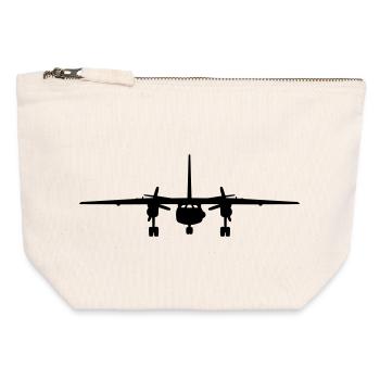 An-26 - Canvas Zip Pouch 12 x 13 cm - nature - Front