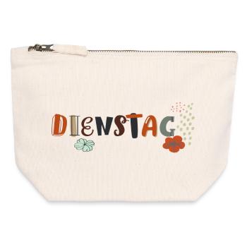 Tuesday Weekday - Canvas Zip Pouch 12 x 13 cm - nature - Front