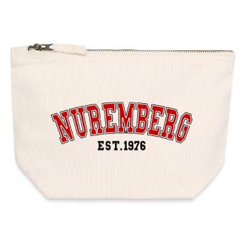 Nuremberg Est. 1976 - Canvas Zip Pouch 12 x 13 cm - nature - Front