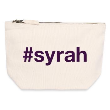 SYRAH Hashtag - Canvas Zip Pouch 12 x 13 cm - nature - Front