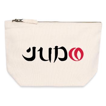 Judo - Canvas Zip Pouch 12 x 13 cm - nature - Front