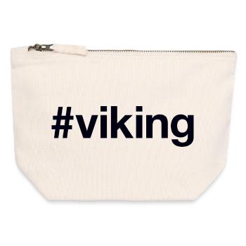 VIKING Hashtag - Canvas Zip Pouch 12 x 13 cm - nature - Front