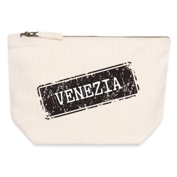 Venezia City Map Design - Canvas Zip Pouch 12 x 13 cm - nature - Front