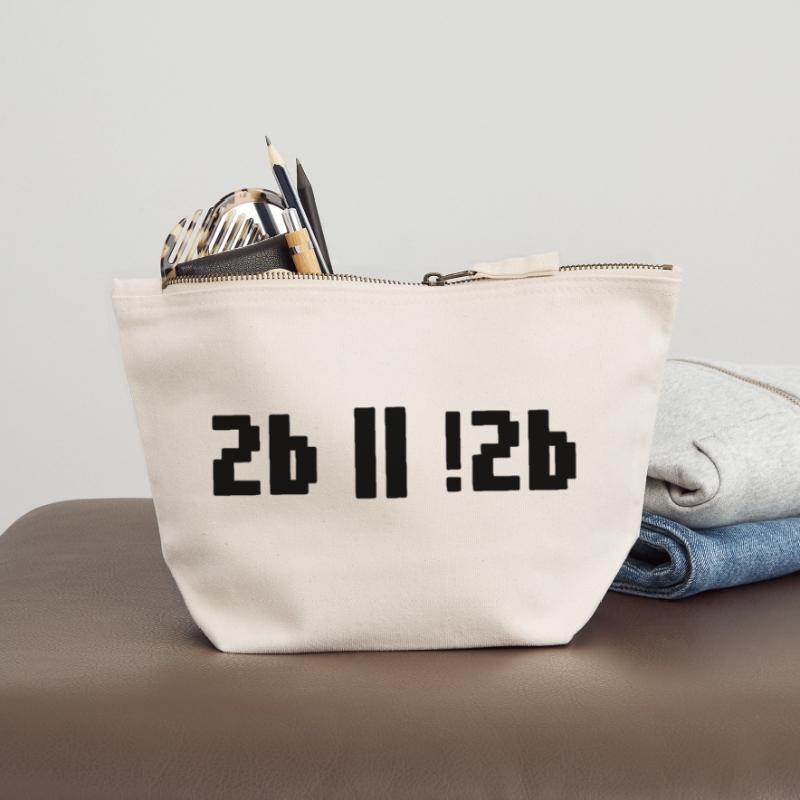2b ou pas 2b – Programmeur de Shakespeare Hamlet Pochette zippée en toile 12 x 13 cm