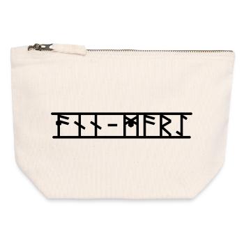 Ann-Mari - Canvas Zip Pouch 12 x 13 cm - nature - Front