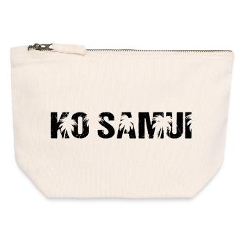 Ko Samui Thailand Palm Trees - Canvas Zip Pouch 12 x 13 cm - nature - Front