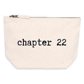 chapter 22 Birthday - Canvas Zip Pouch 12 x 13 cm - nature - Front