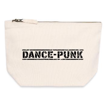Dance Punk - Canvas Reißverschluss-Täschchen (12 x 13 cm) - Naturweiß - Vorne