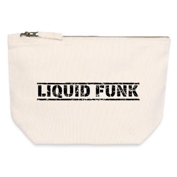 Liquid Funk - Canvas Zip Pouch 12 x 13 cm - nature - Front