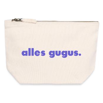 all gugus. - Canvas Zip Pouch 12 x 13 cm - nature - Front
