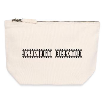 Assistant_Director - Canvas Zip Pouch 12 x 13 cm - nature - Front