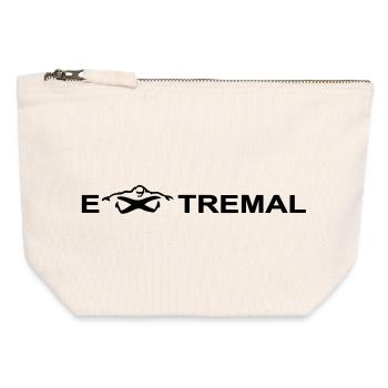 extremal_1 - Canvas Zip Pouch 12 x 13 cm - nature - Front