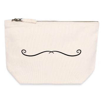 Ornament Line - Canvas Zip Pouch 12 x 13 cm - nature - Front