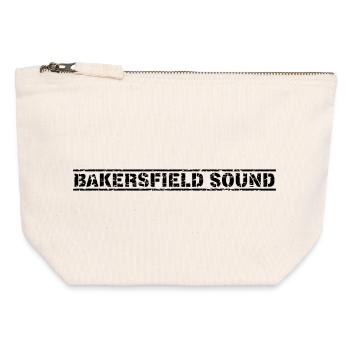 Bakersfield Sound - Canvas Reißverschluss-Täschchen (12 x 13 cm) - Naturweiß - Vorne