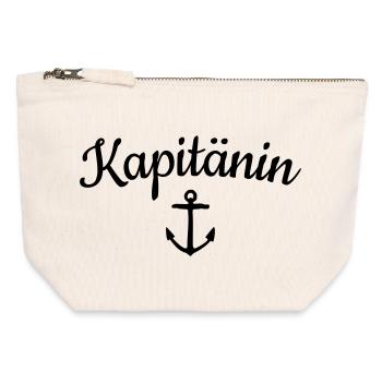 Captain - Canvas Zip Pouch 12 x 13 cm - nature - Front