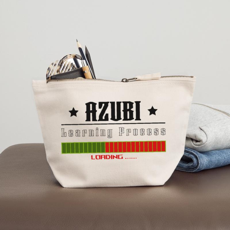 AZUBI learning process loading white tshirt Canvas Reißverschluss-Täschchen (12 x 13 cm)
