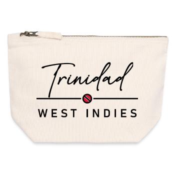 Trinidad and Tobago - West Indies - Caribbean - Canvas Zip Pouch 12 x 13 cm - nature - Front