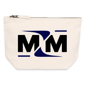MYM Monogram: Bold Swoosh Edition - Canvas Zip Pouch 12 x 13 cm - nature - Front