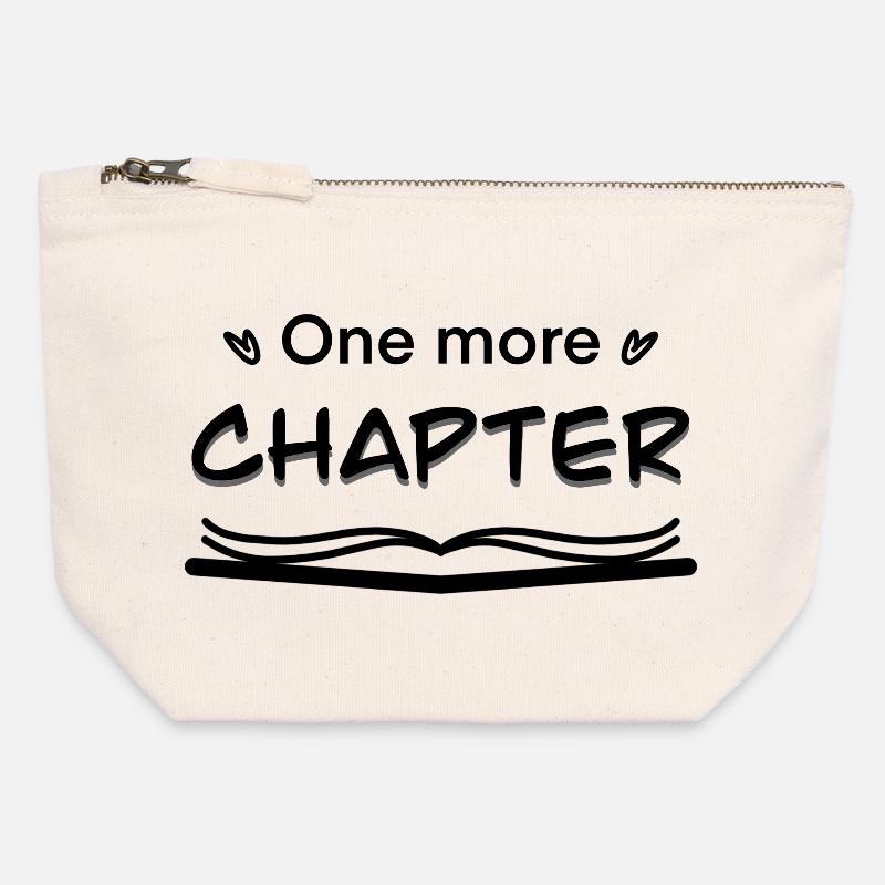 Chapter Graffiti Brush lettering - Canvas Zip Pouch 12 x 13 cm - nature