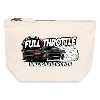 Full Throttle: Unleash The Power - Canvas Zip Pouch 12 x 13 cm - nature - Front