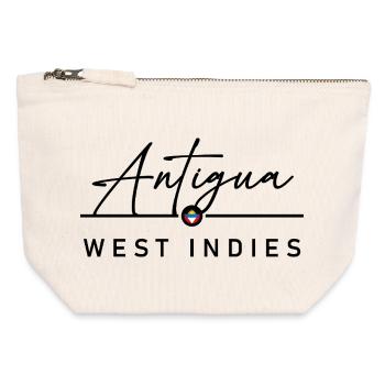 Antigua and Barbuda - West Indies - Caribbean - Canvas Zip Pouch 12 x 13 cm - nature - Front
