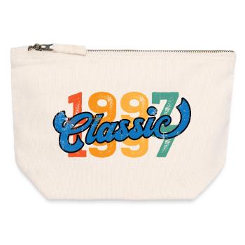 Vintage 1997 - Canvas Zip Pouch 12 x 13 cm - nature - Front