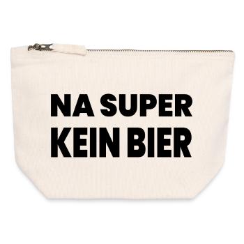 Beer - Canvas Zip Pouch 12 x 13 cm - nature - Front