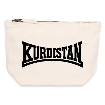 Kurdistan wear - Canvas Reißverschluss-Täschchen (12 x 13 cm) - Naturweiß - Vorne