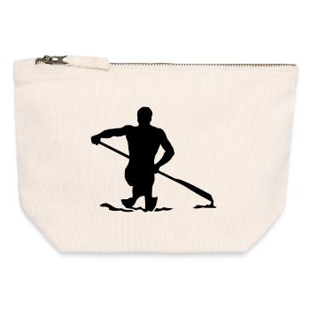 canoe - Canvas Zip Pouch 12 x 13 cm - nature - Front