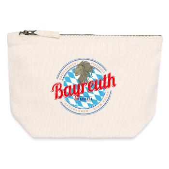Bayreuth in Bayern Vintage Oberfranken Deutschland - Canvas Reißverschluss-Täschchen (12 x 13 cm) - Naturweiß - Vorne