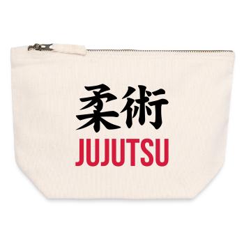 Jujutsu Jiu Jitsu Jiujitsu Ju-jitsu Jiu-jitsu - Canvas Zip Pouch 12 x 13 cm - nature - Front