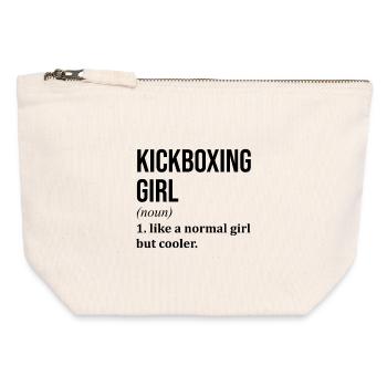 Kickboxing - Canvas Zip Pouch 12 x 13 cm - nature - Front
