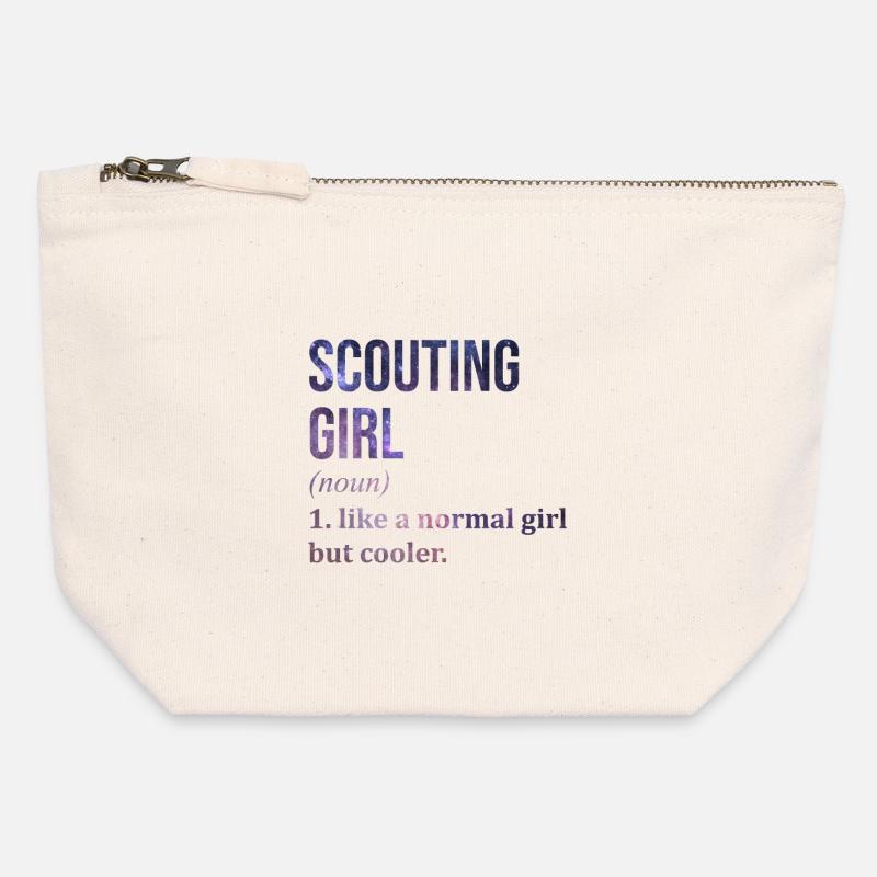 Scout - Canvas Zip Pouch 12 x 13 cm - nature