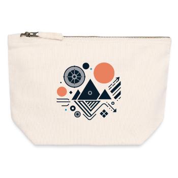 Mountains - Canvas Zip Pouch 12 x 13 cm - nature - Front