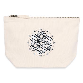 Antahkarana, Sacred Geometry - Canvas Zip Pouch 12 x 13 cm - nature - Front