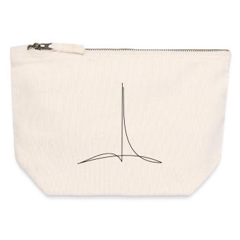 Conductor 4/4 time - Canvas Zip Pouch 12 x 13 cm - nature - Front