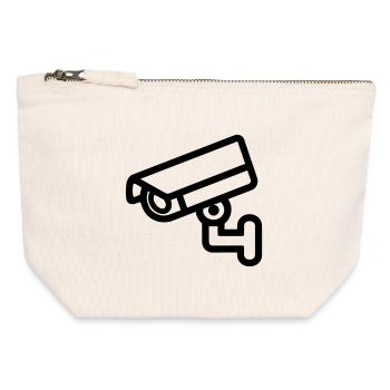 Camera - Canvas Zip Pouch 12 x 13 cm - nature - Front