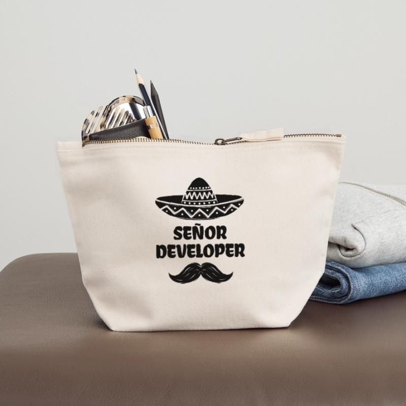 Developer Statement Skripting Dev Computerfreak Canvas Reißverschluss-Täschchen (12 x 13 cm)